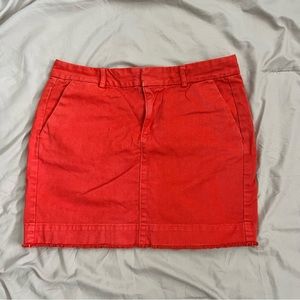 Khakis by Gap Red Skirt Size 0